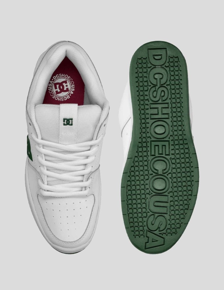Zapatillas skate DC lynx zero s white green